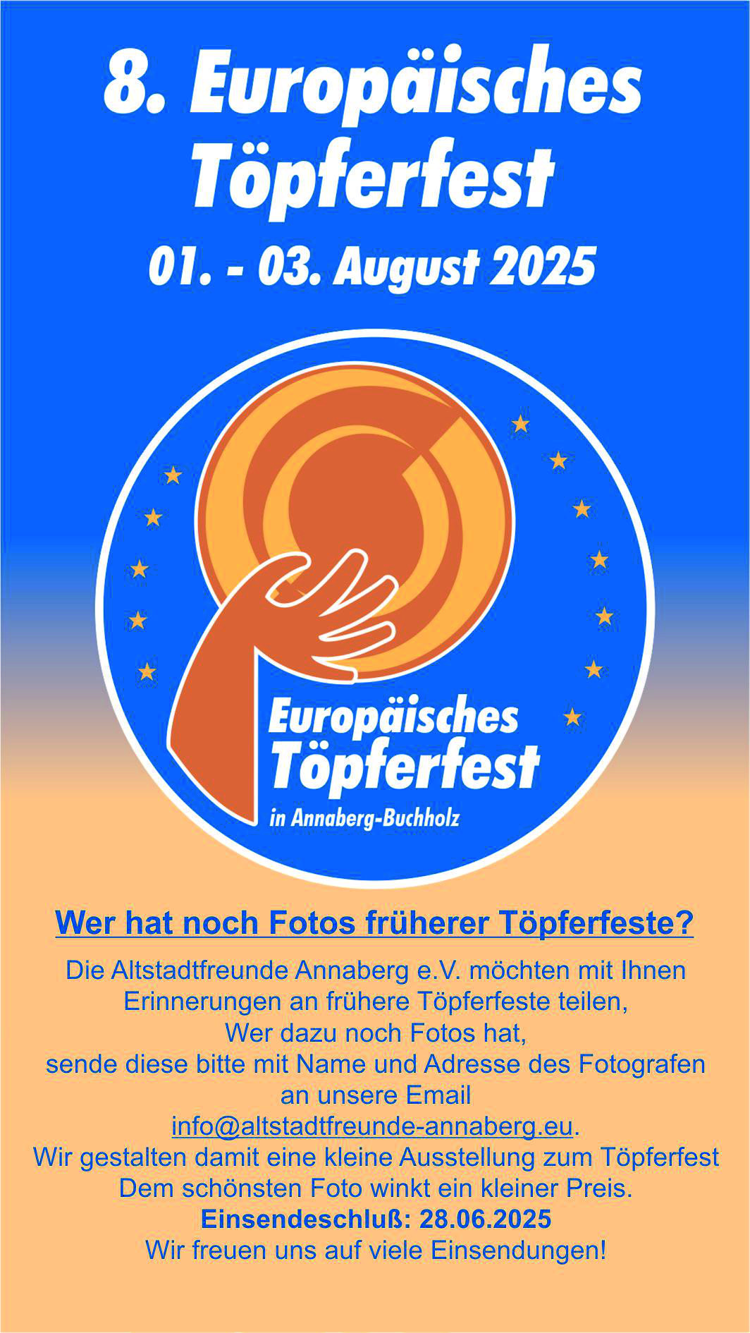 Wer hat noch Fotos von vergangenen Töpferfesten